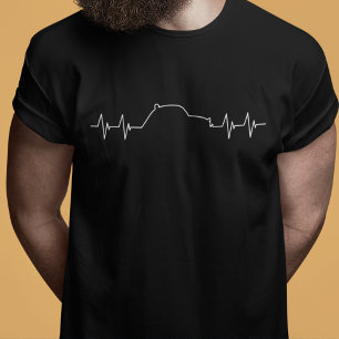Oldtimer 2cv Pulse Frequenz T-Shirt
