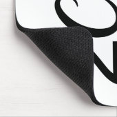 Oldtimer 2cv Typografie Halbe Ente Mousepad (Ecke)