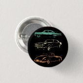 Oldtimer - 80er & 90er Grafik Retro Button (Vorne & Hinten)