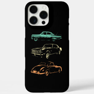 Oldtimer - 80er & 90er Grafik Retro iPhone 16 Pro Max Hülle