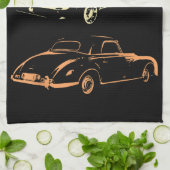 Oldtimer - 80er & 90er Grafik Retro Geschirrtuch (Gefaltet)