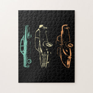 Oldtimer - 80er & 90er Grafik Retro Puzzle