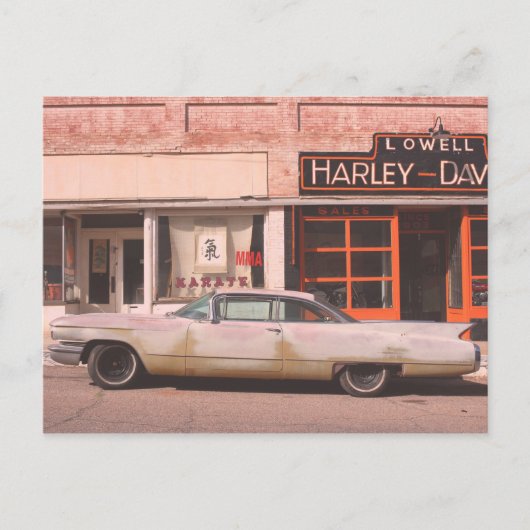 Oldtimer Altstadt Postkarte (Vorderseite)