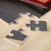 Oldtimer am Strand mit Surfbrett Puzzle (Seite)
