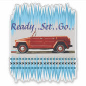 Oldtimer Aufkleber (Vorderseite)