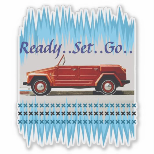 Oldtimer Aufkleber (Vorderseite)