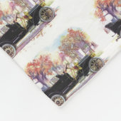 Oldtimer-Auto-Fleece-Decken Fleecedecke (Ecke)