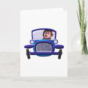 Oldtimer-Auto Karte