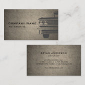 Oldtimer-Auto - Visitenkarte für das Auto Gewerbe (Vorne/Hinten)