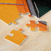 Oldtimer-Autos Muster Puzzle (Seite)