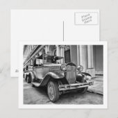 Oldtimer-Autos Postkarte (Vorne/Hinten)