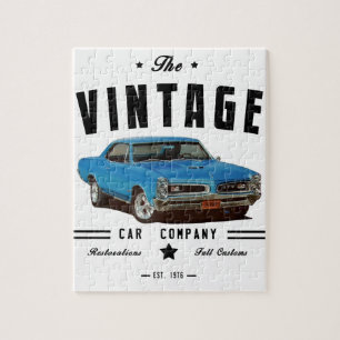 Oldtimer-Autounternehmen Puzzle