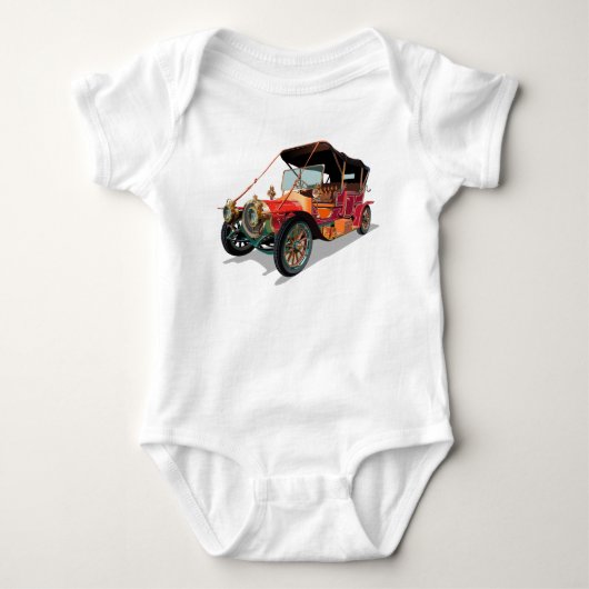 Oldtimer Baby Strampler (Vorderseite)