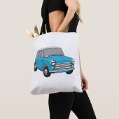 Oldtimer Blauer British Mini Cooper Tasche (Von Nahem)