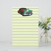 Oldtimer Briefpapier (Stehend Vorderseite)