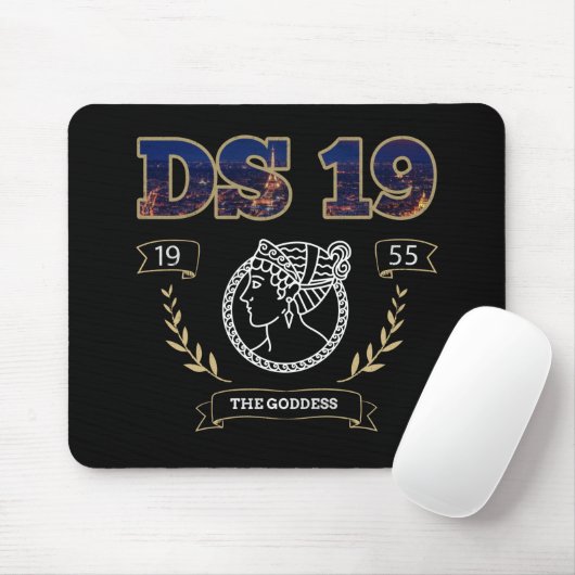 Oldtimer Citroen DS 19 Die Göttin Mousepad (Mit Mouse)