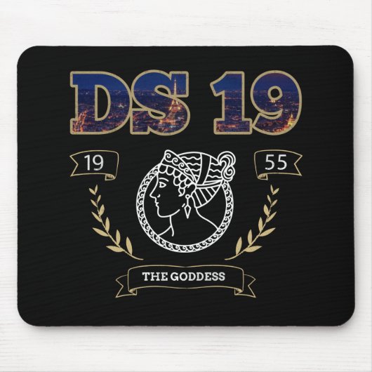 Oldtimer Citroen DS 19 Die Göttin Mousepad (Vorne)
