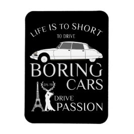 Oldtimer Citroen DS 19 Laufwerkleidenschaft Magnet