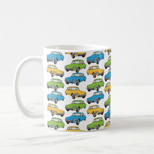 Oldtimer Citroen DS 19 Trio Kaffeetasse (Links)