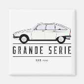 Oldtimer Citroen GS Frankreich Grande Serie Magnet (Vorne)
