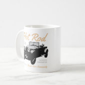 Oldtimer-Community-Typografie Kaffeetasse (Vorderseite Links)