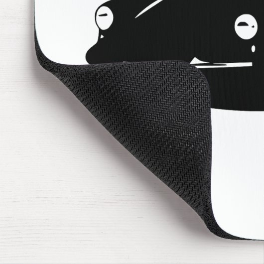 Oldtimer Ds19 Citroen La Déesse Illustration Mousepad (Ecke)