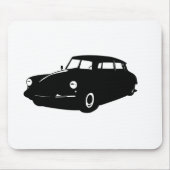 Oldtimer Ds19 Citroen La Déesse Illustration Mousepad (Vorne)