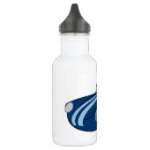 Oldtimer Edelstahlflasche (Links)