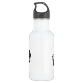Oldtimer Edelstahlflasche (Rückseite)