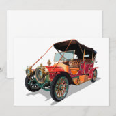 Oldtimer Einladung (Vorne/Hinten)