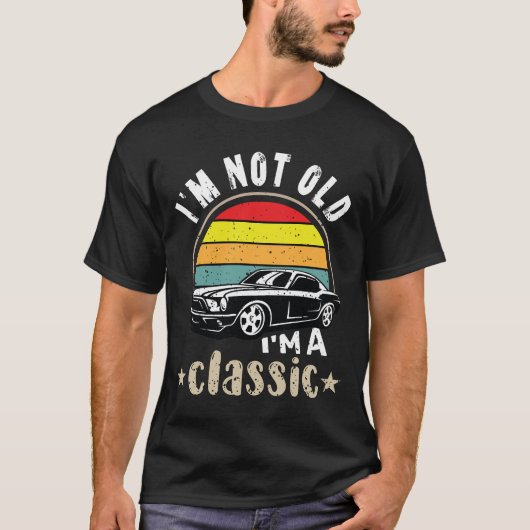 Oldtimer-Fan Ich bin nicht alt, ich bin ein Klassi T-Shirt (Vorderseite)