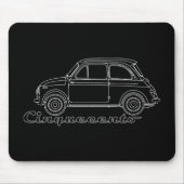 Oldtimer Fiat Cinquecento Der PUCH 500 Mousepad (Vorne)