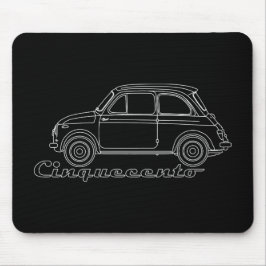 Oldtimer Fiat Cinquecento Der PUCH 500 Mousepad