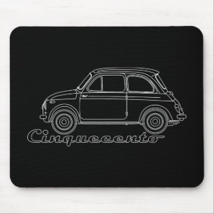 Oldtimer Fiat Cinquecento Der PUCH 500 Mousepad