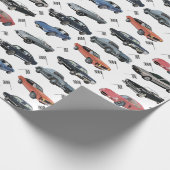Oldtimer geschenkpapier (Ecke)