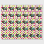 Oldtimer Geschenkpapier (Flach)