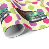 Oldtimer Geschenkpapier (Rolleneckpunkt)