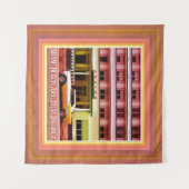 Oldtimer im Art Deco District, Miami, Florida Wandteppich (Vorderseite (Horizontal))