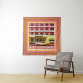 Oldtimer im Art Deco District, Miami, Florida Wandteppich (Beispiel)