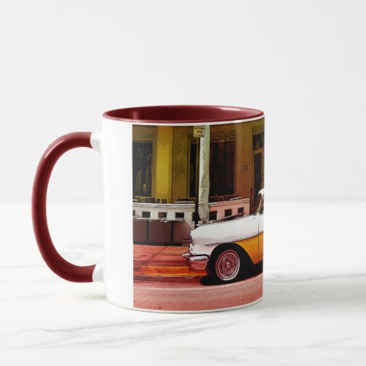 Oldtimer im Art Deco District South Beach Miami Tasse (Links)