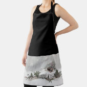 Oldtimer im Schnee Schürze (InSitu)