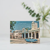 Oldtimer in einer Stadt auf Kuba Postkarte (Stehend Vorderseite)