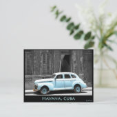 OLDTIMER IN HAVANA POSTKARTE (Stehend Vorderseite)