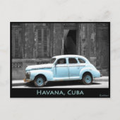 OLDTIMER IN HAVANA POSTKARTE (Vorderseite)