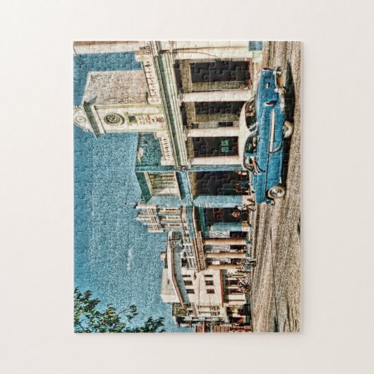 Oldtimer in Kuba Puzzle (Vertikal)