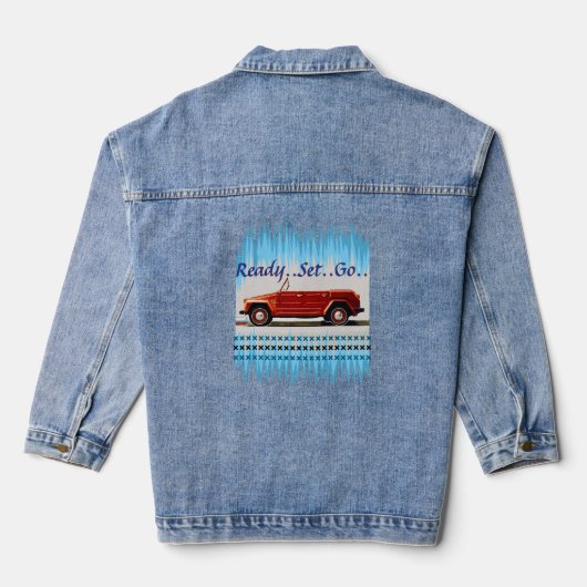 Oldtimer Jeansjacke (Rückseite)