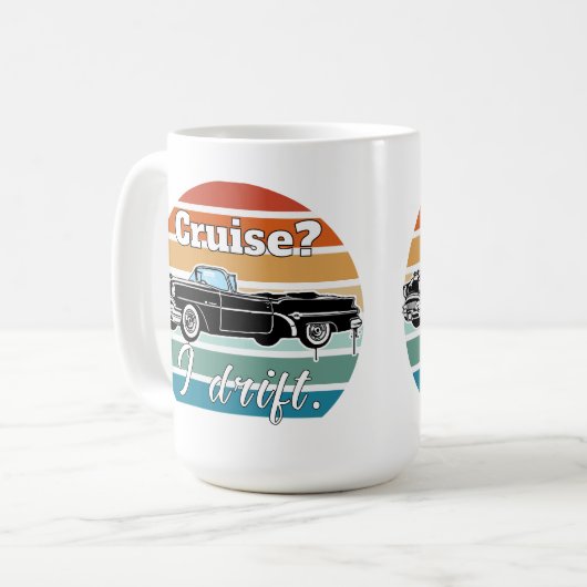 Oldtimer Kaffeetasse (Vorderseite Links)