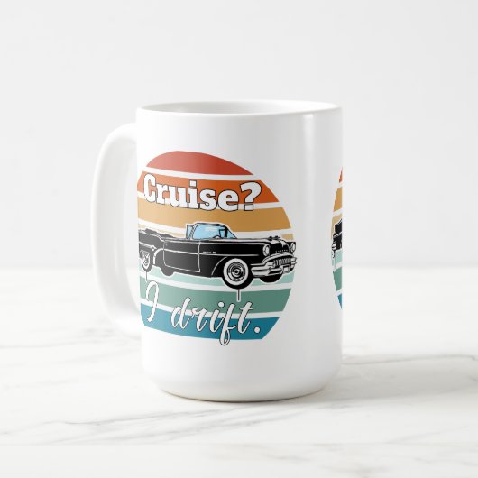 Oldtimer Kaffeetasse (Vorderseite Links)