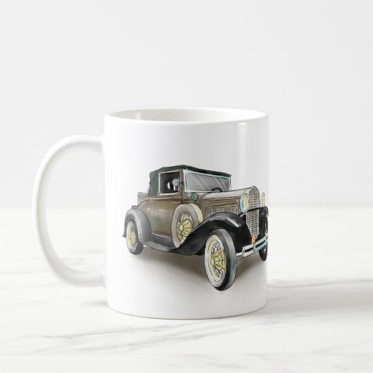 Oldtimer  kaffeetasse (Links)