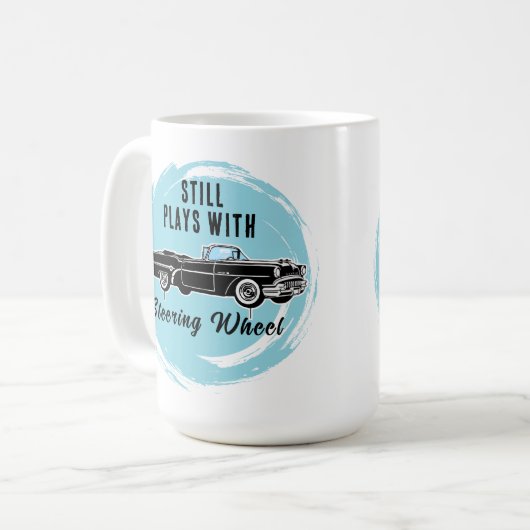 Oldtimer Kaffeetasse (Vorderseite Links)